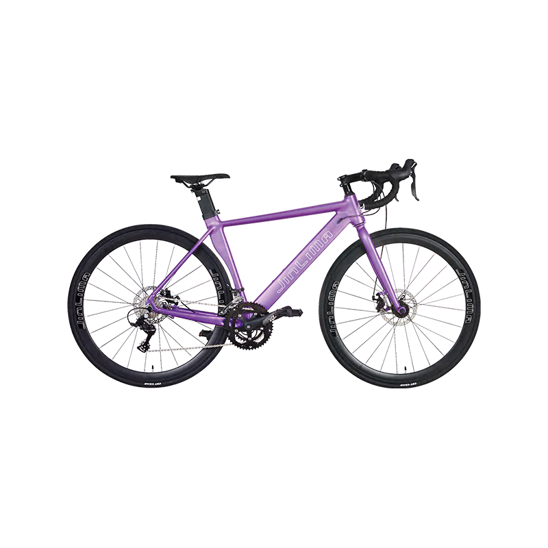 HYB-023 700C 16-biegowy purpurowy aerodynamiczny rower szosowy