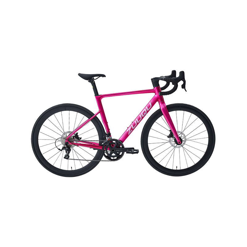 HYB-047 Rose Pink 700C Alloy Road Rower z oponami 28C